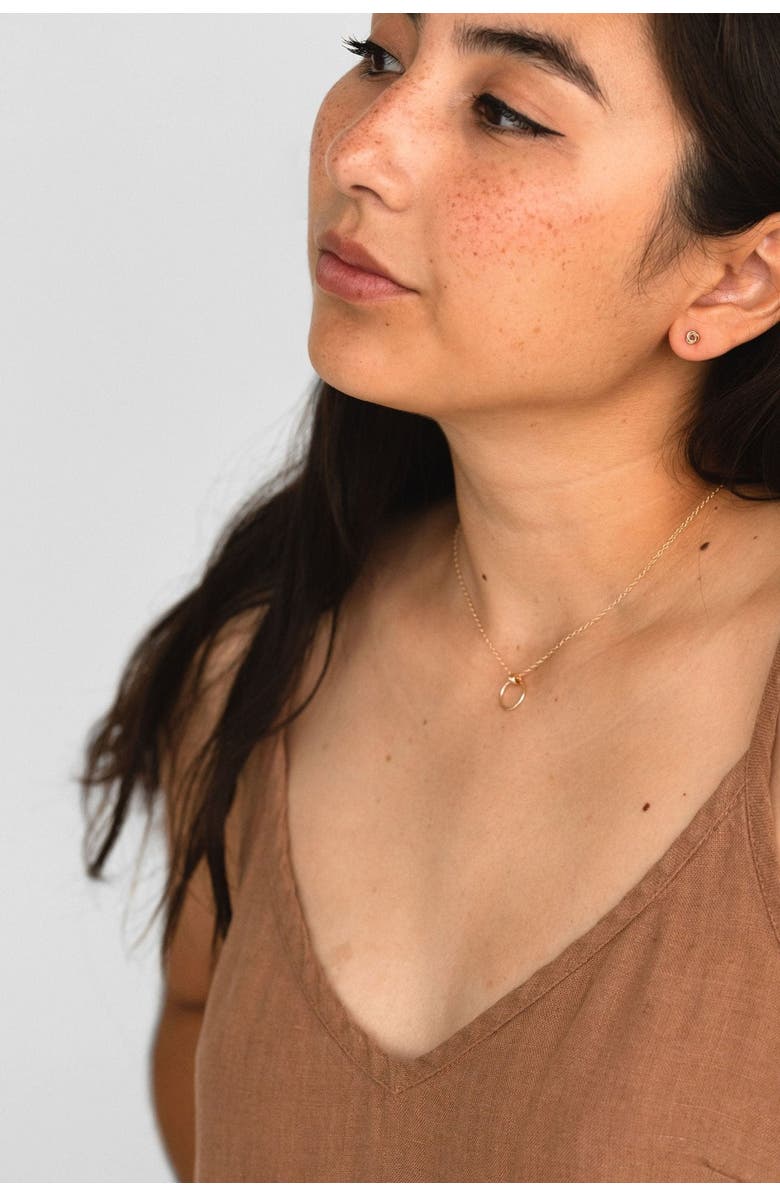 Sheena Marshall Jewelry Petite Knot Studs, Alternate, color, 14K Gold Fill