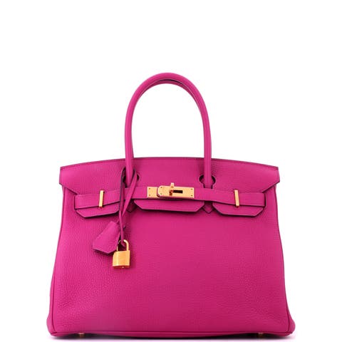Birkin Handbag Pink Togo with Gold Hardware 30
