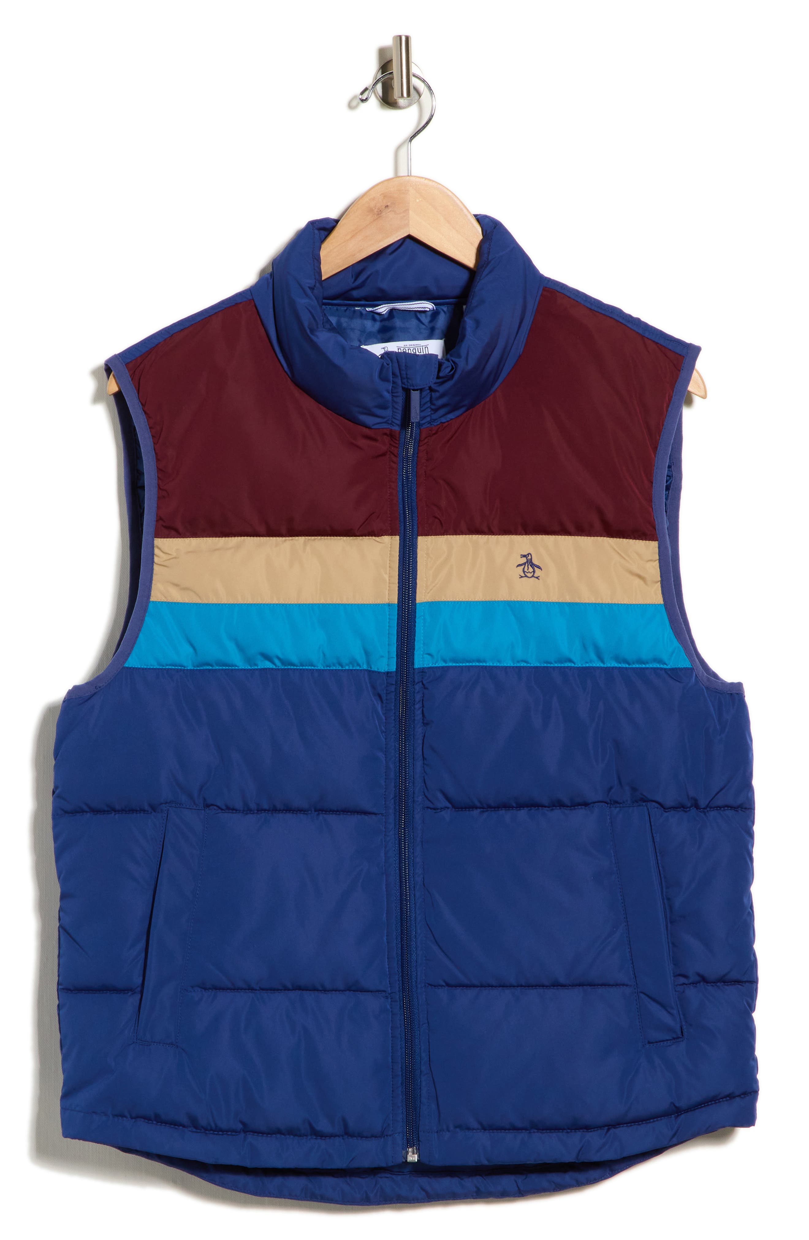 Colorblock Puffer Vest