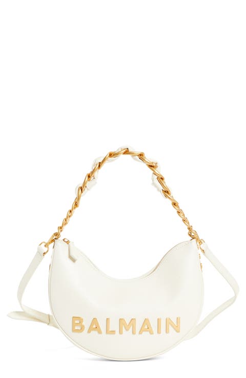 1945 Moon Soft Crinkled Leather Shoulder Bag