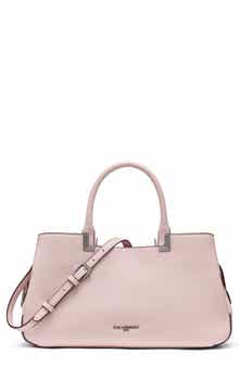 KARL LAGERFELD PARIS Meribel Leather Satchel