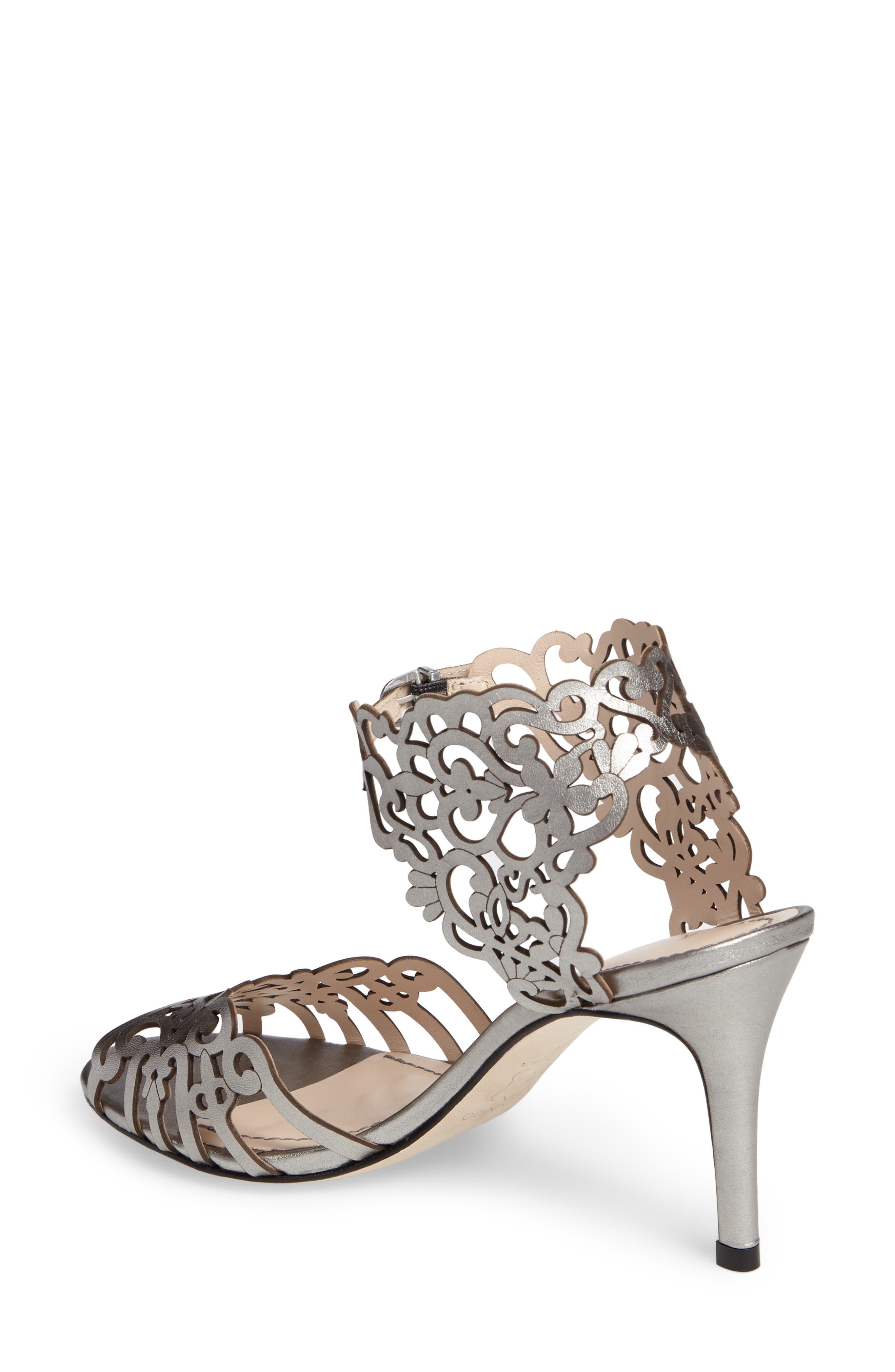 'Moxie 3' Sandal, Alternate, color, GUNMETAL LEATHER