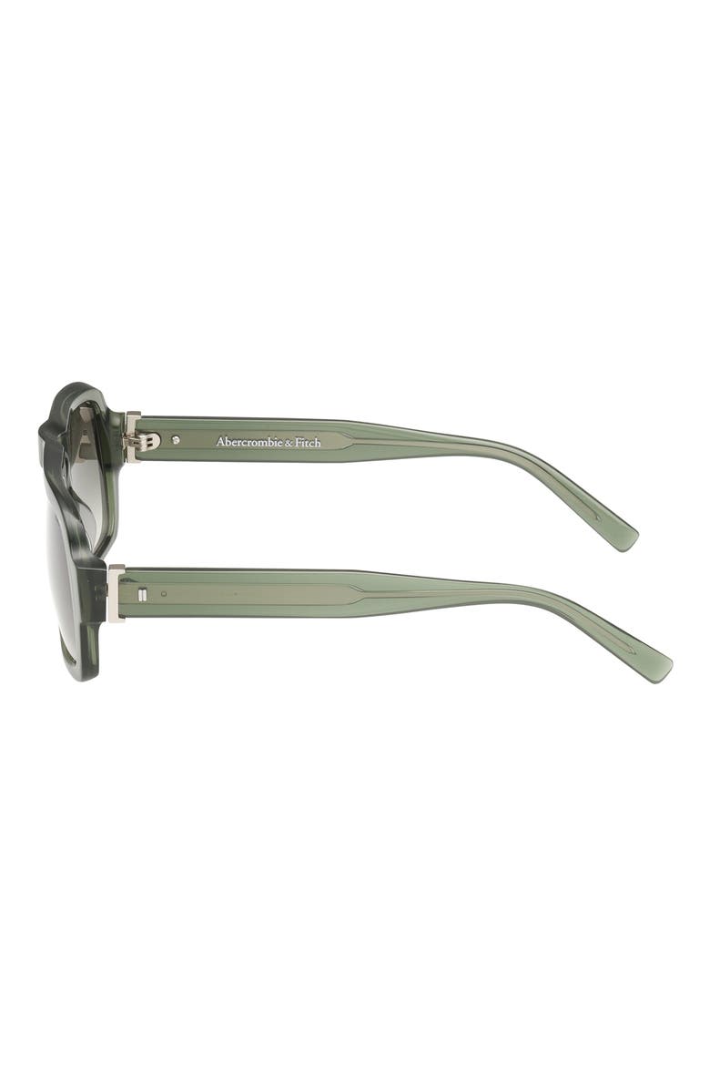 53mm Navigator Sunglasses, Alternate, color, GREEN BEIGE GRADIENT LENS