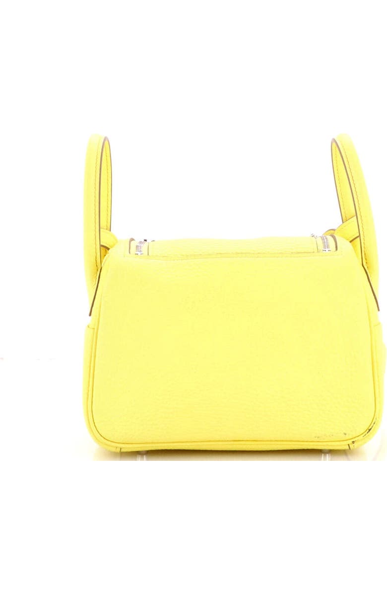 Pre-Owned Hermes Lindy Bag Clemence Mini, Alternate, color, Limoncello
