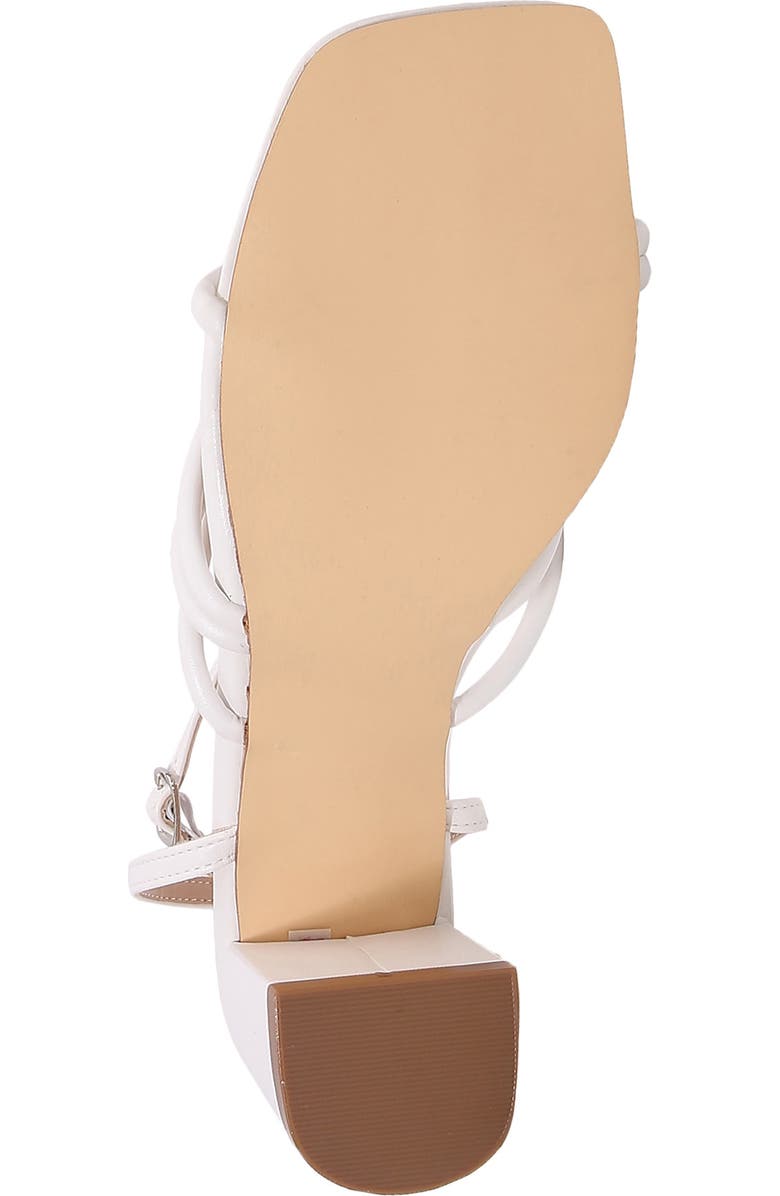 BERNESS Emmarie Tubular Strap Sandal, Alternate, color, White