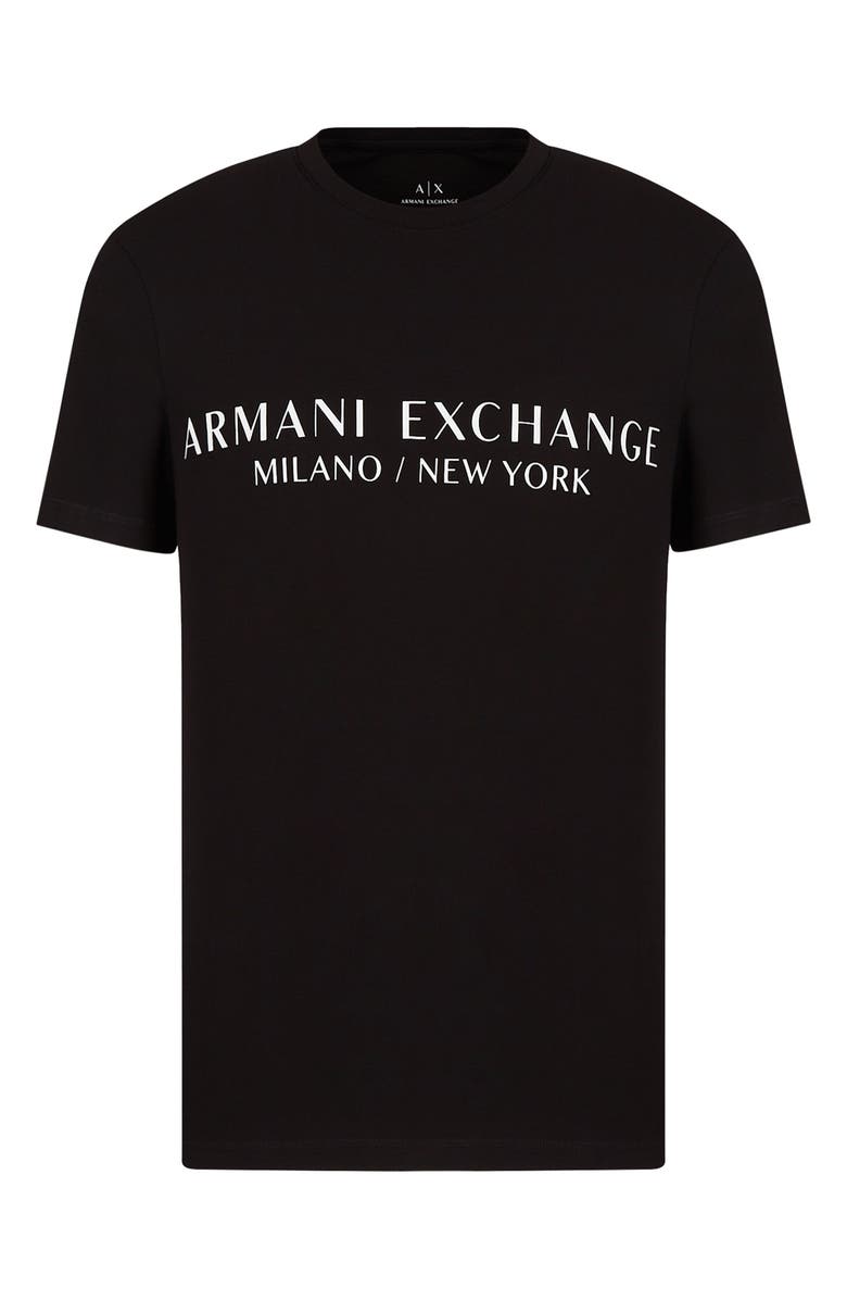 Armani Exchange Milano/New York Logo Graphic Tee, Alternate, color,