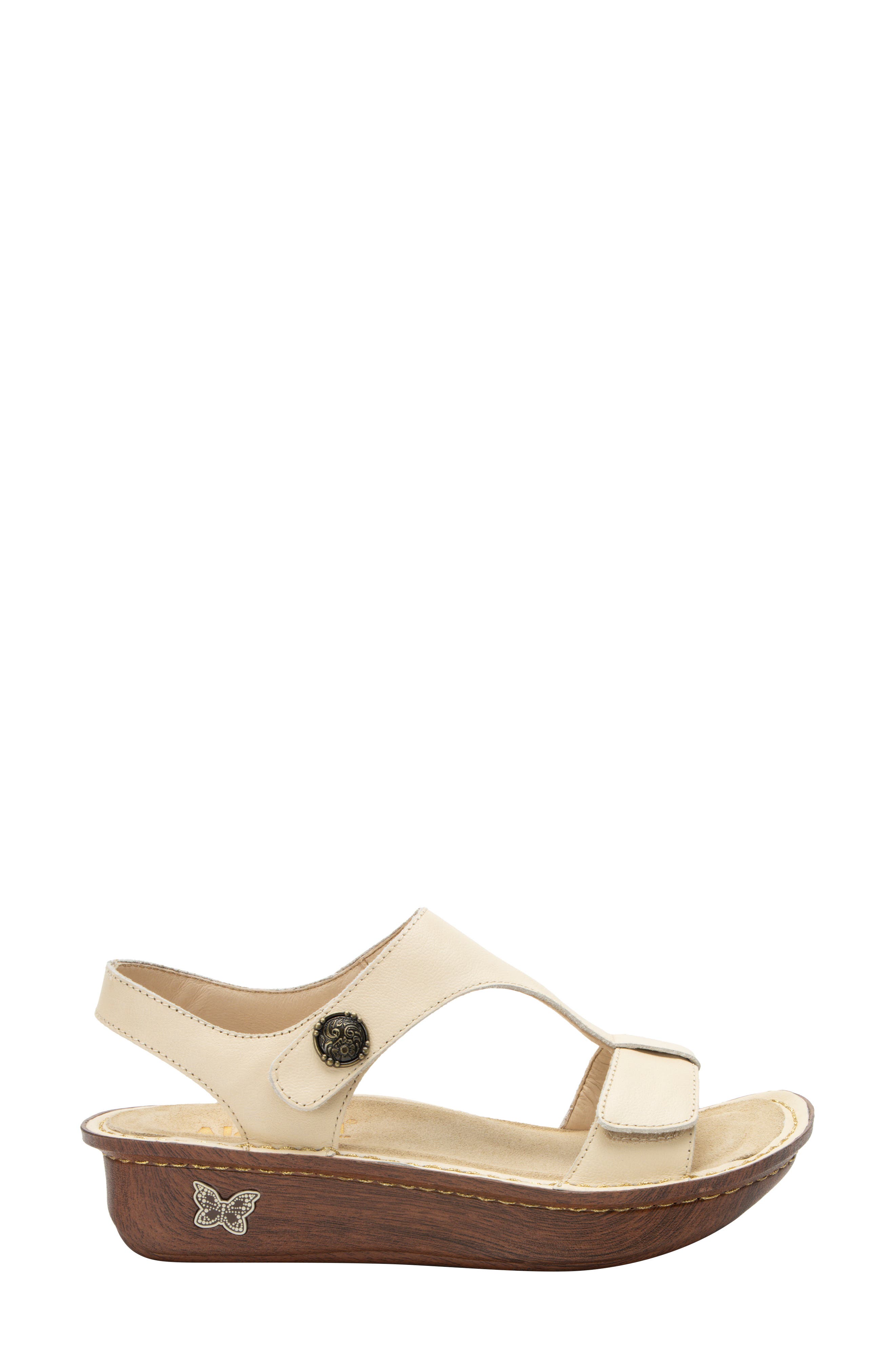 Alegria Kerri T-Strap Sandal, Alternate, color, IVORY