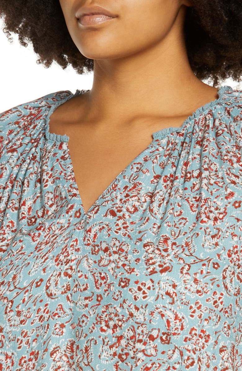 Wit & Wisdom Crochet Trim Top, Alternate, color, 