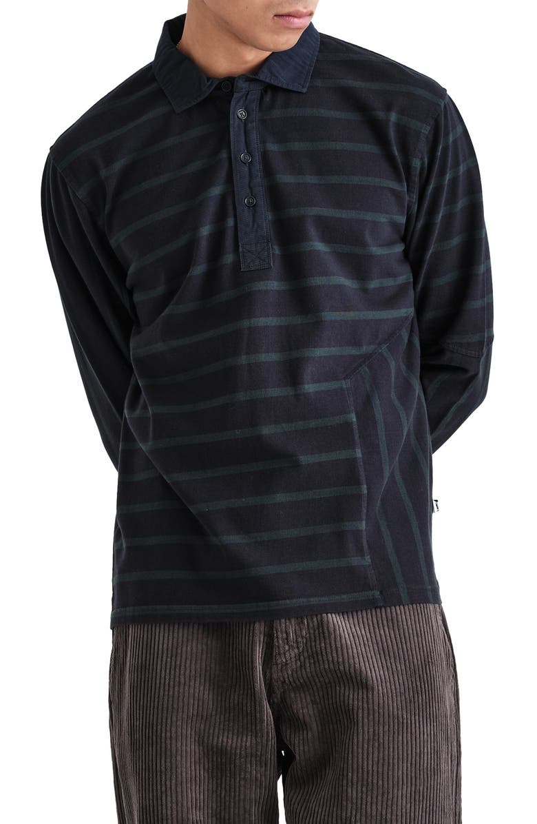 Wax London Beck Rugby Shirt, Main, color,