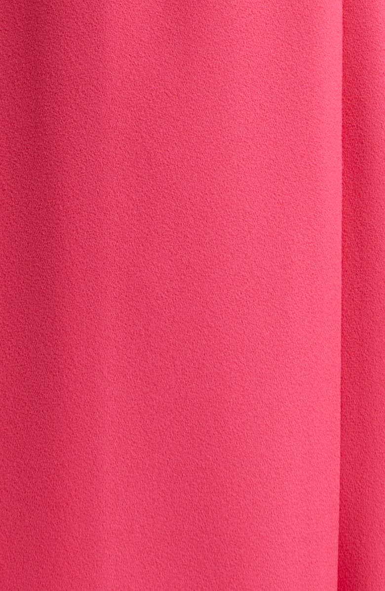 Alice + Olivia Blaire Pleated High Waist Wide Leg Pants, Alternate, color, Deep Pink