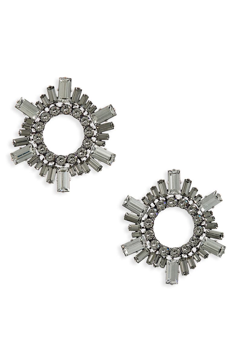 Amina Muaddi Mini Begum Earrings, Main, color, 