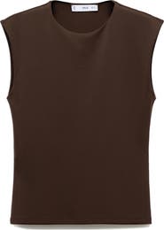 MANGO Fitted Sleeveless Top