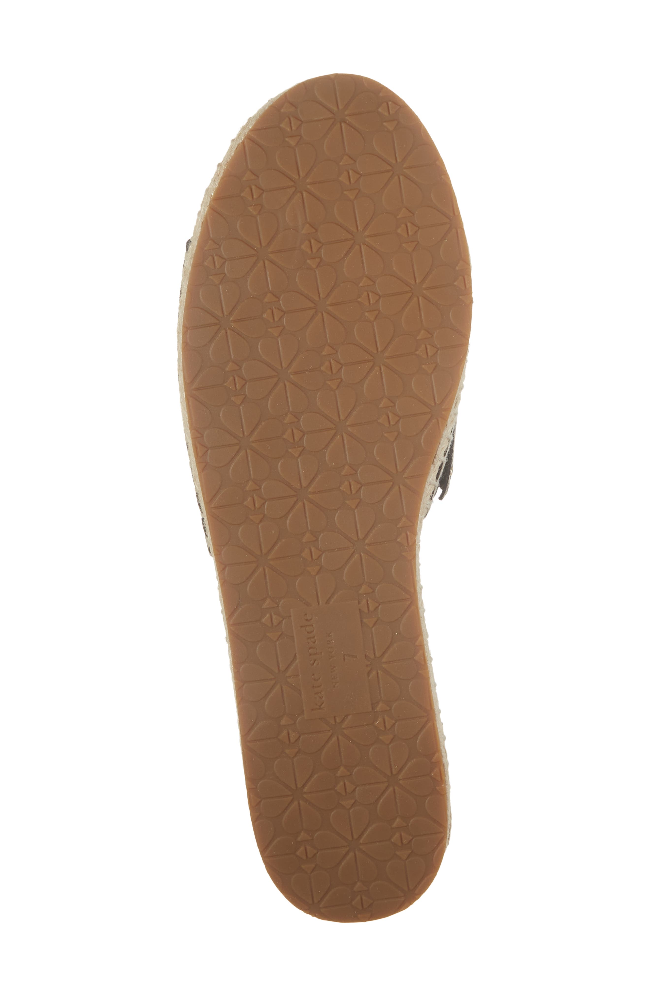 Kate Spade New York gabriela espadrille slide sandal, Alternate, color, Black