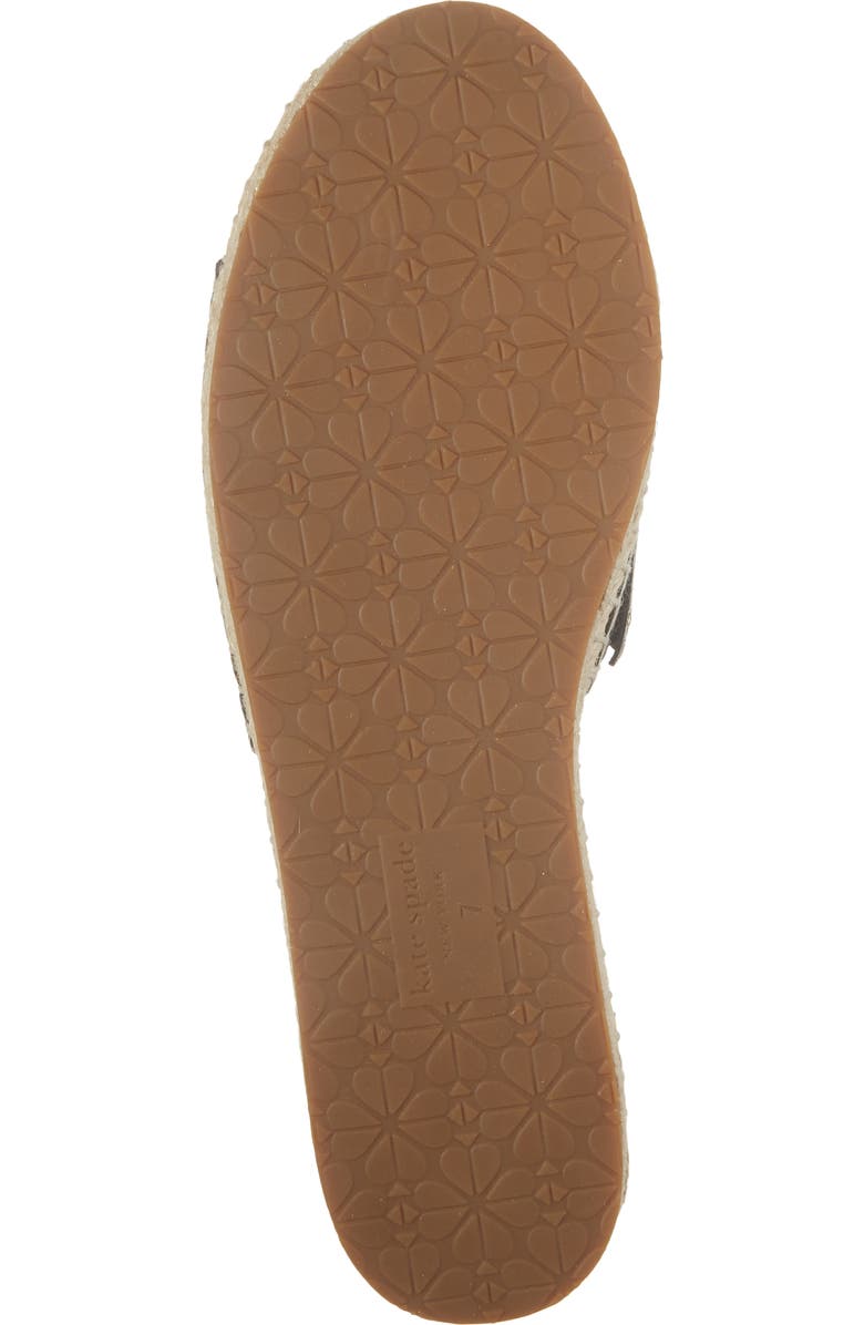 Kate Spade New York gabriela espadrille slide sandal, Alternate, color, Black