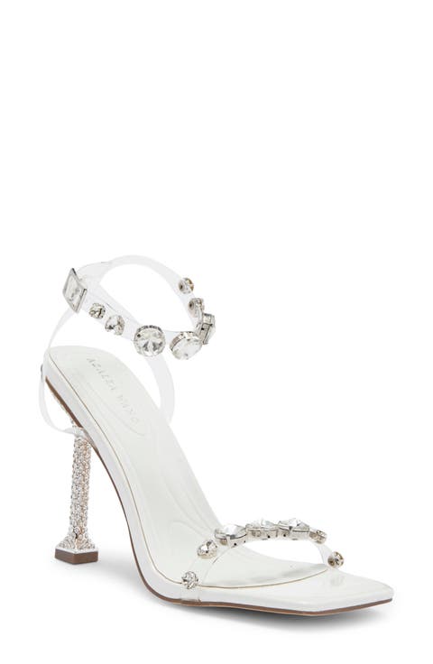 Tasteful Crystal Clear Strap Sandal (Women)