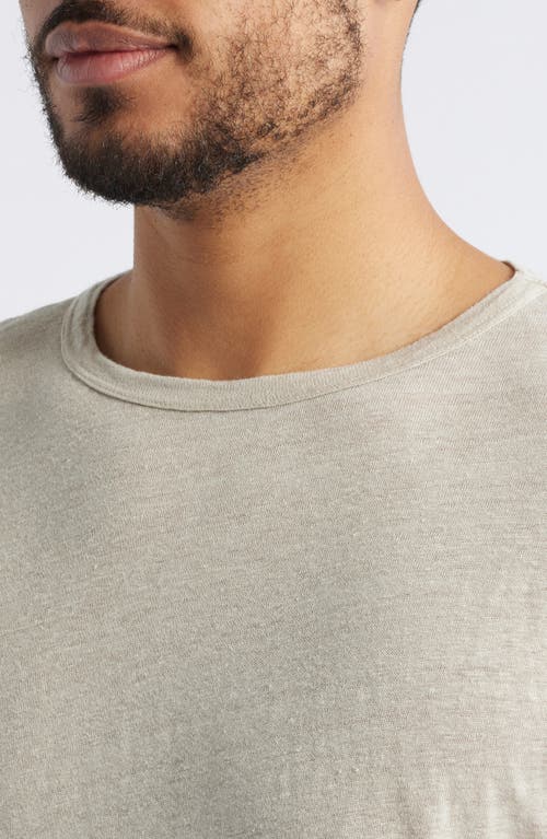 Alex Crane  Sun Linen T-shirt In Bone