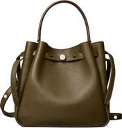 Tory Burch Romy Pebble Leather Bucket Bag