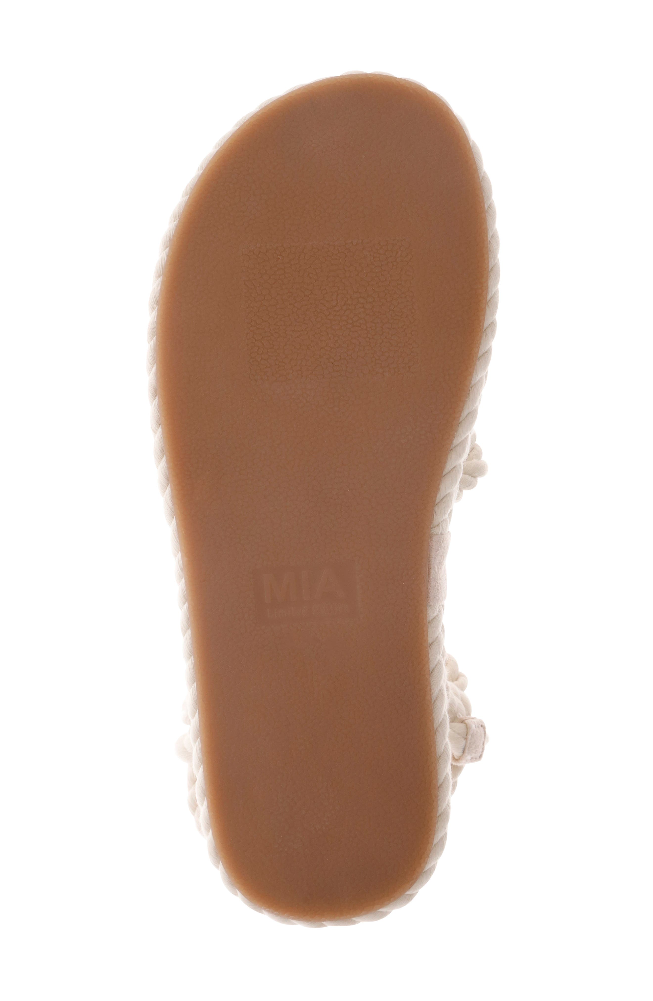 MIA Limited Edition Marquez Strappy Platform Sandal, Alternate, color, Off Whte