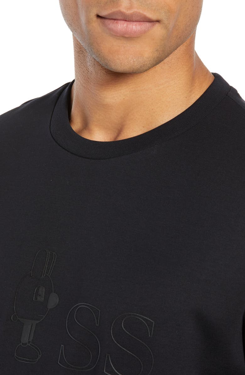 BOSS x Jeremyville Stadler JV Crewneck Sweatshirt, Alternate, color, 