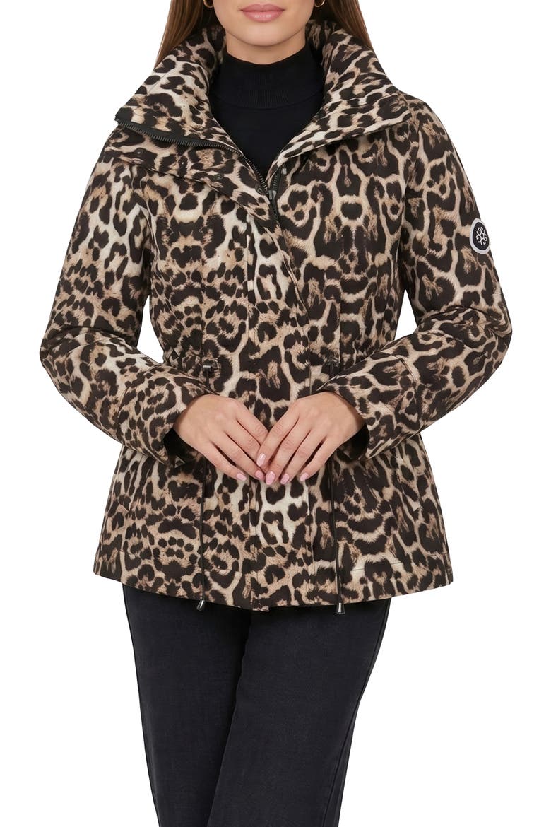 Lightweight Printed Jacket With Concealed Hood, Alternate, color, LPRD