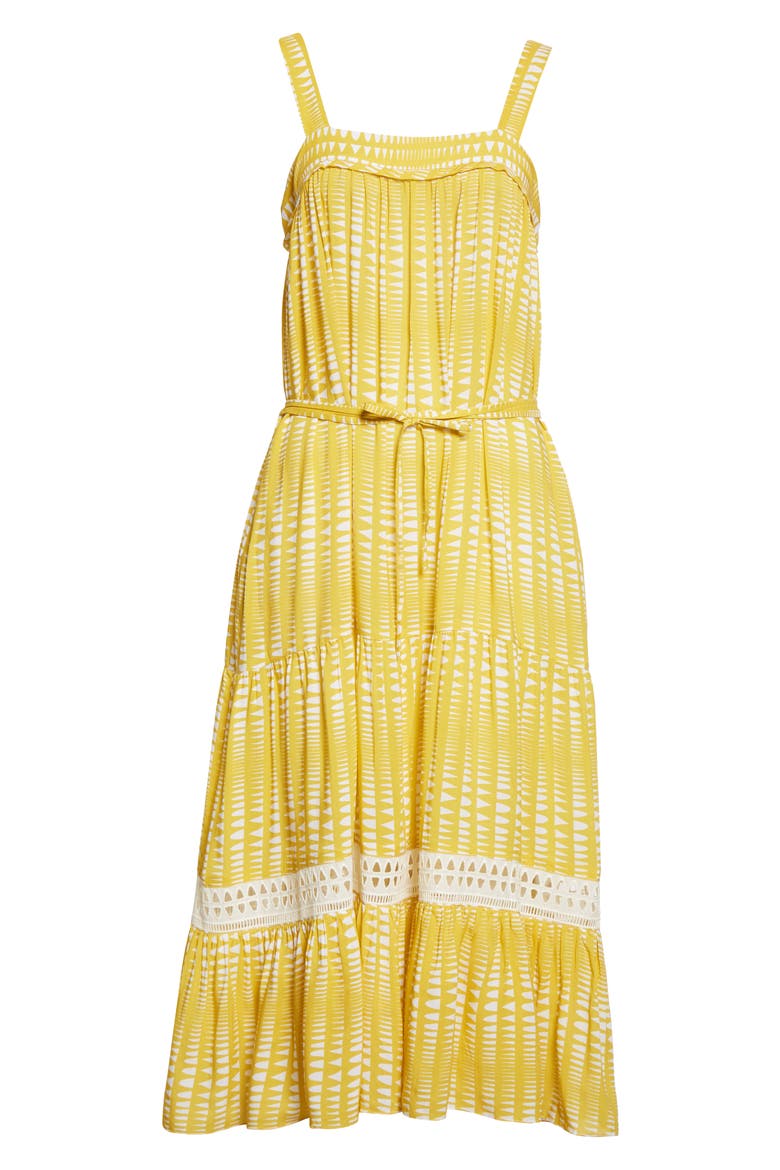 Welele Sweepy Sundress, Alternate, color, YELLOW