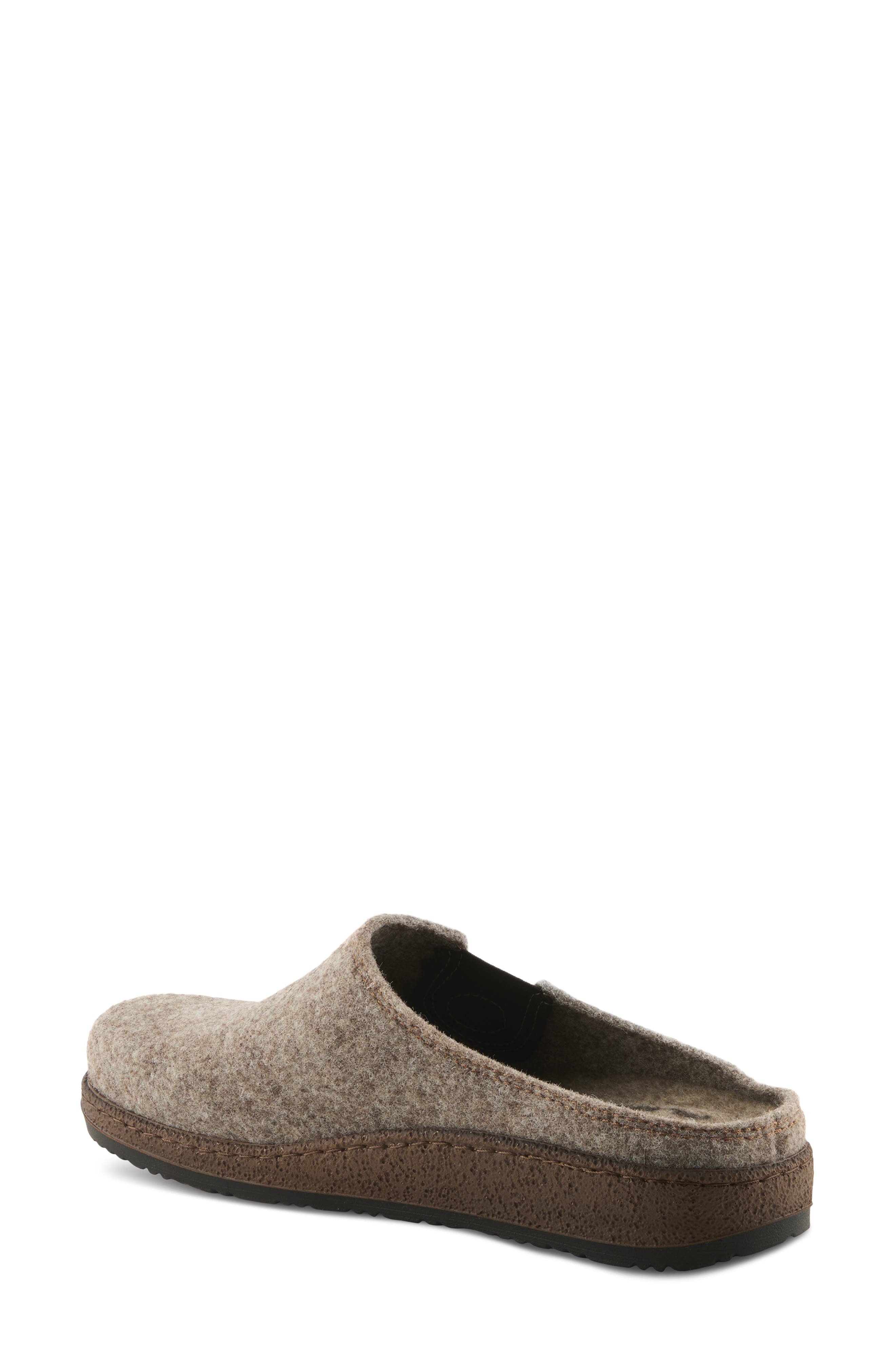 Flexus by Spring Step Cozily Wool Clog, Alternate, color, Light Brown