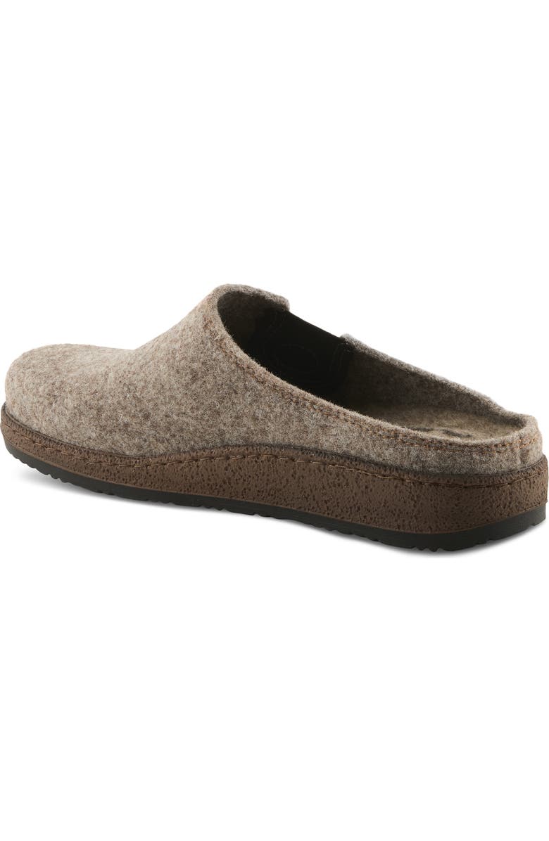 Flexus by Spring Step Cozily Wool Clog, Alternate, color, Light Brown