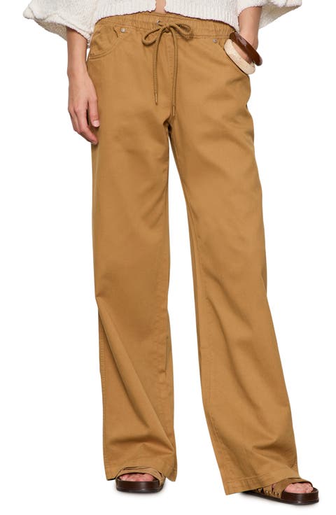 All Aboard Tie Waist Pants