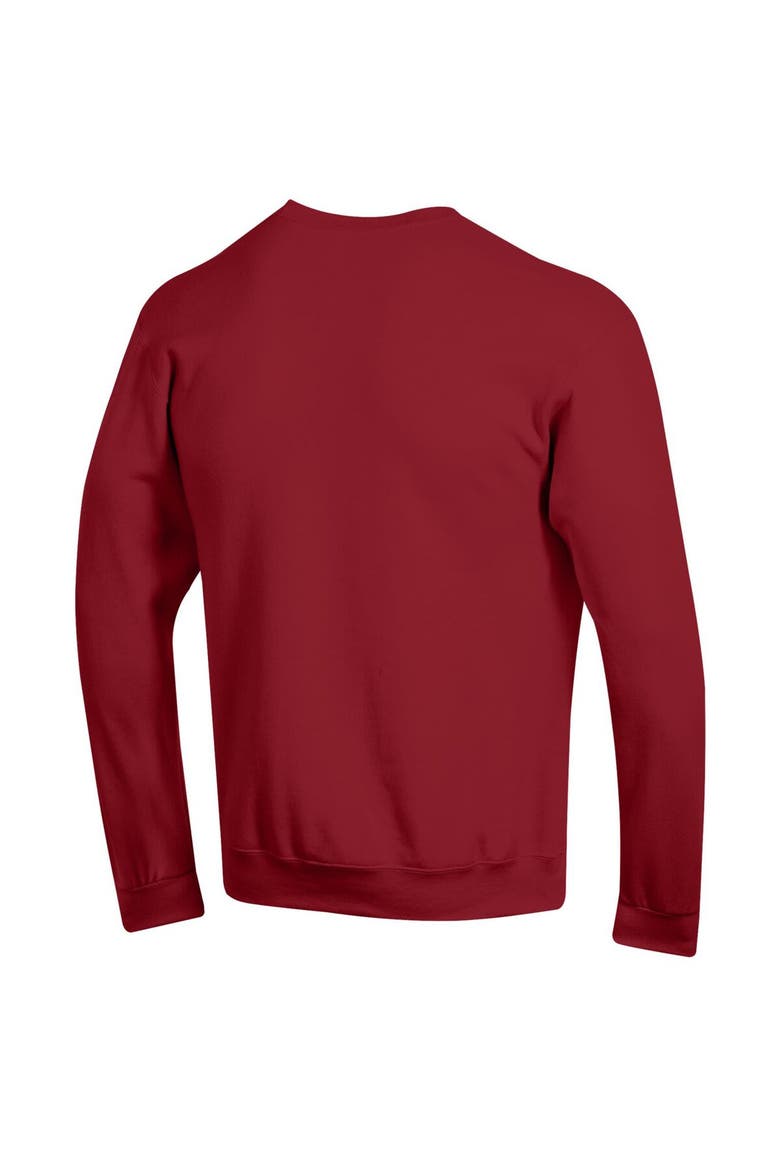 Men's Champion  Cardinal Iowa State Cyclones Arch Over Logo Pullover Sweatshirt, Alternate, color, Cardinal