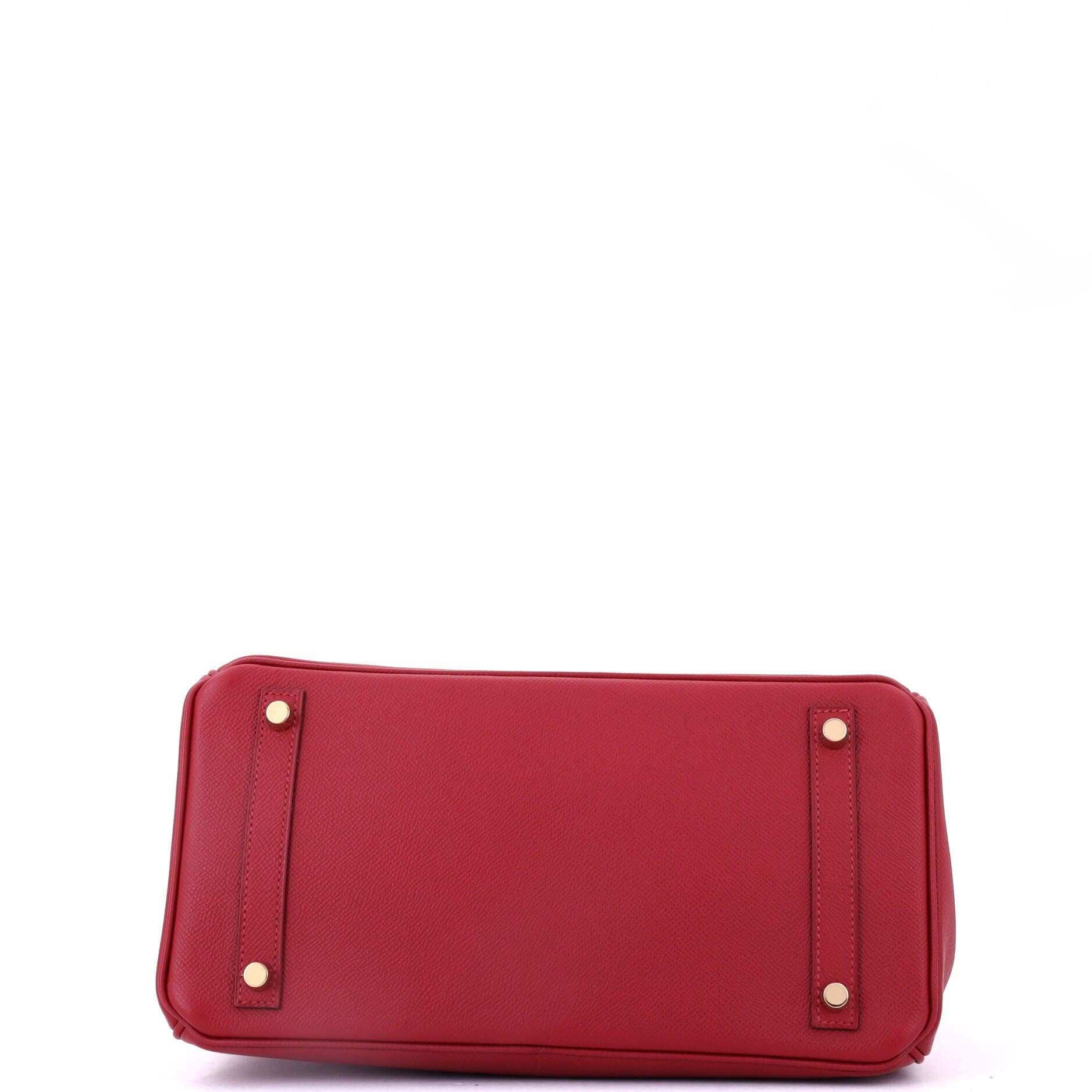 Pre-Owned Hermes Birkin Handbag Red Epsom with Gold Hardware 30, Alternate, color, 