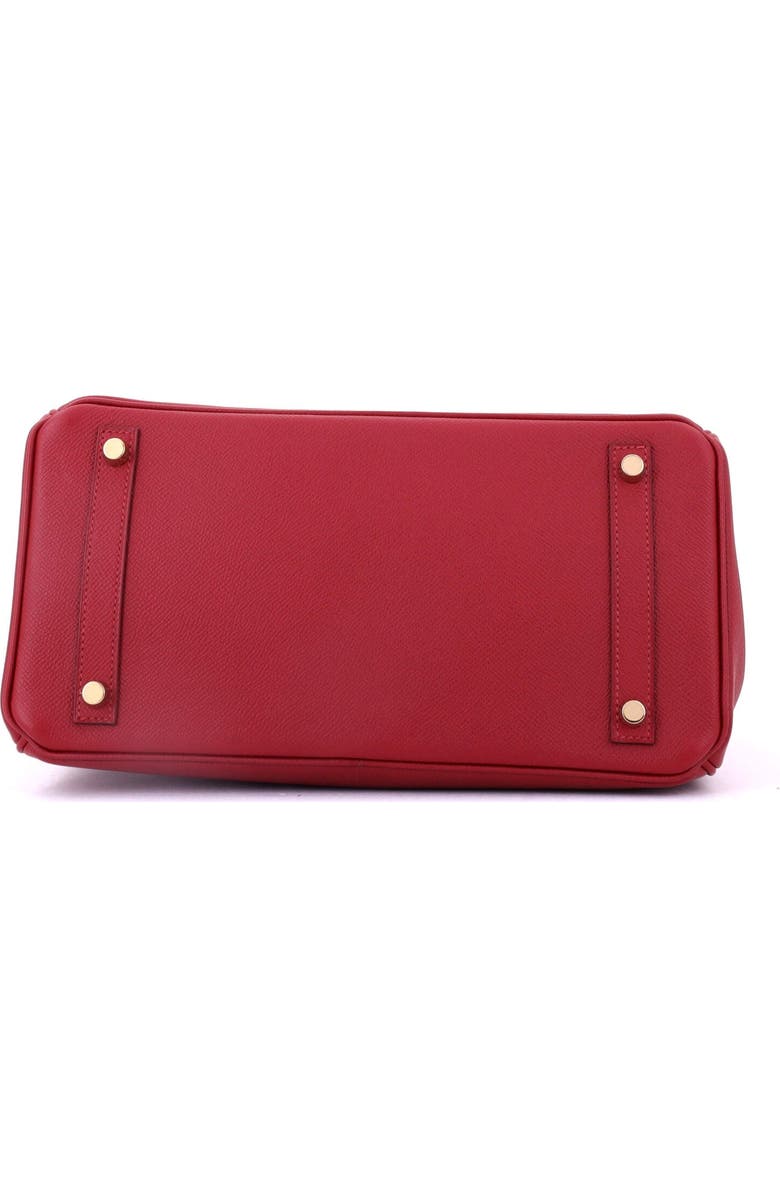 Pre-Owned Hermes Birkin Handbag Red Epsom with Gold Hardware 30, Alternate, color, Rouge Grenat