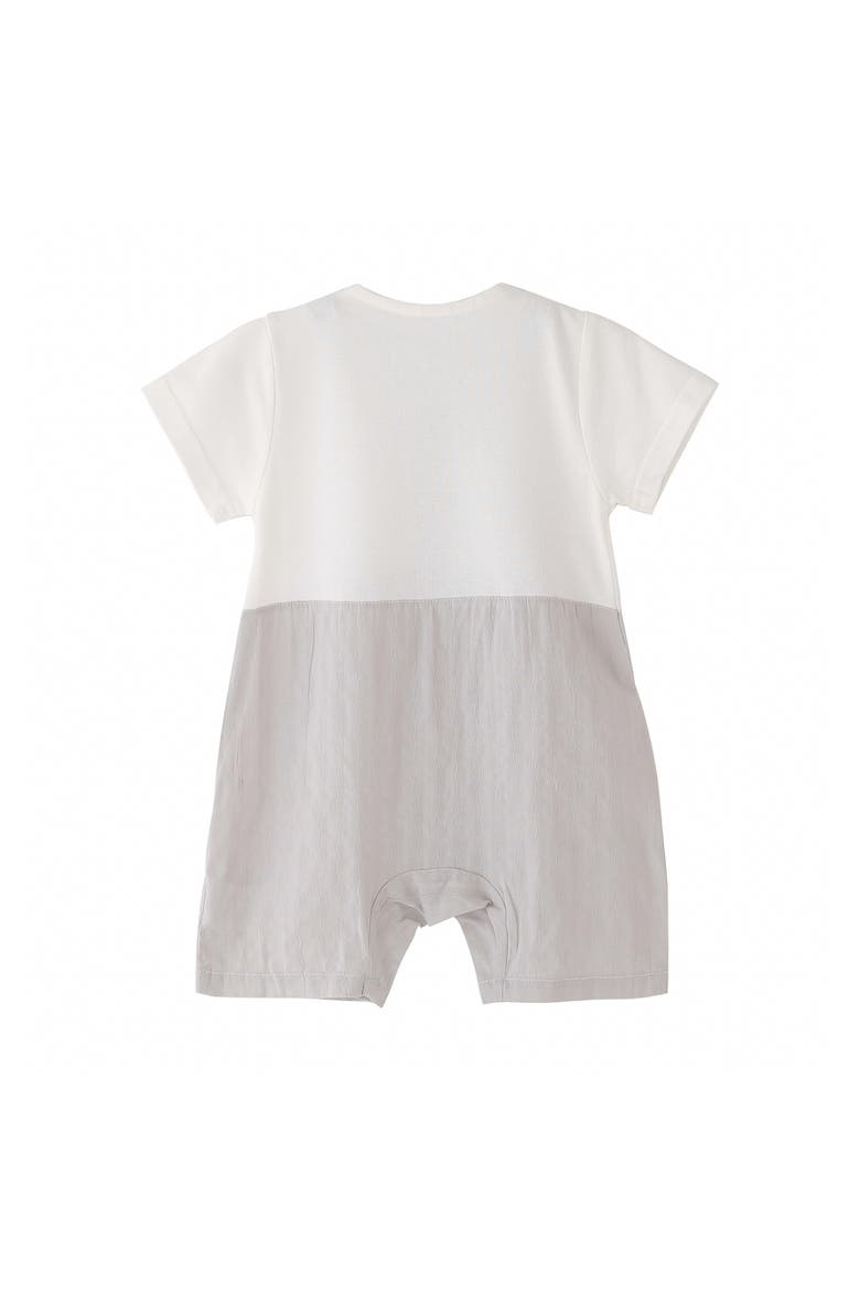Bear Romper, Alternate, color, Grey