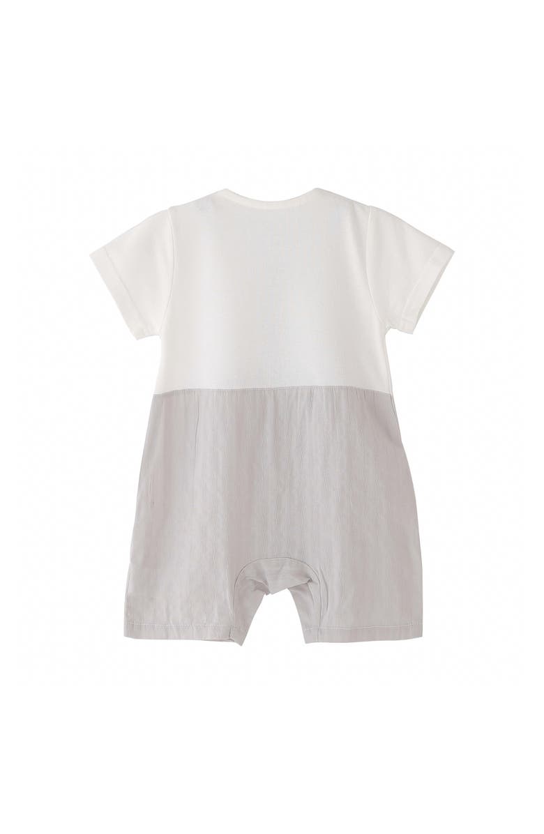 Banblu Bear Romper, Alternate, color, Grey