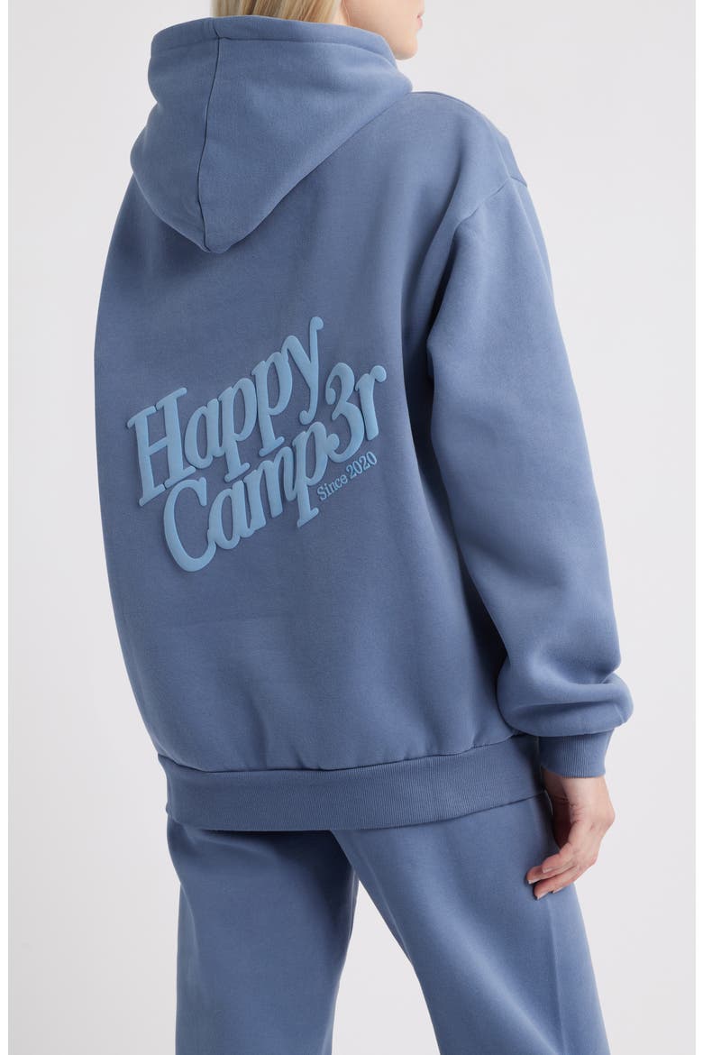 Puff Series Core Logo Cotton Blend Hoodie, Alternate, color, VINTAGE BLUE
