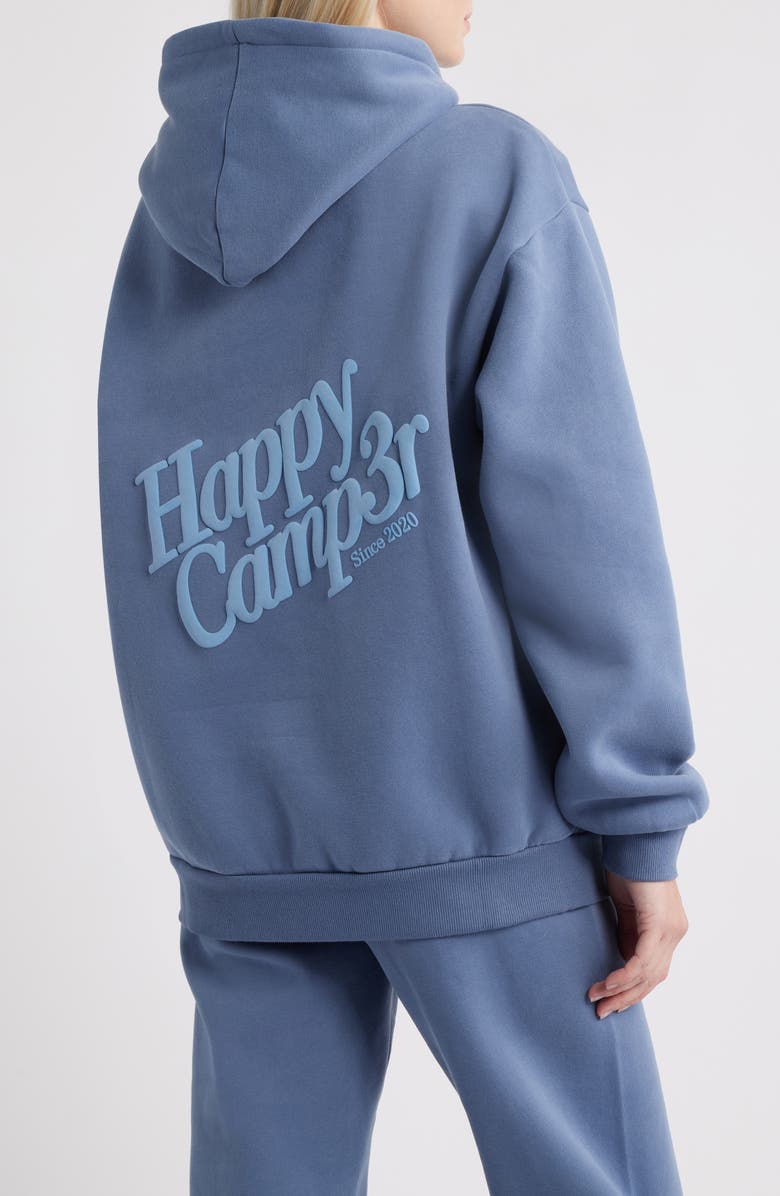 HAPPY CAMP3R Puff Series Core Logo Cotton Blend Hoodie, Alternate, color, Vintage Blue
