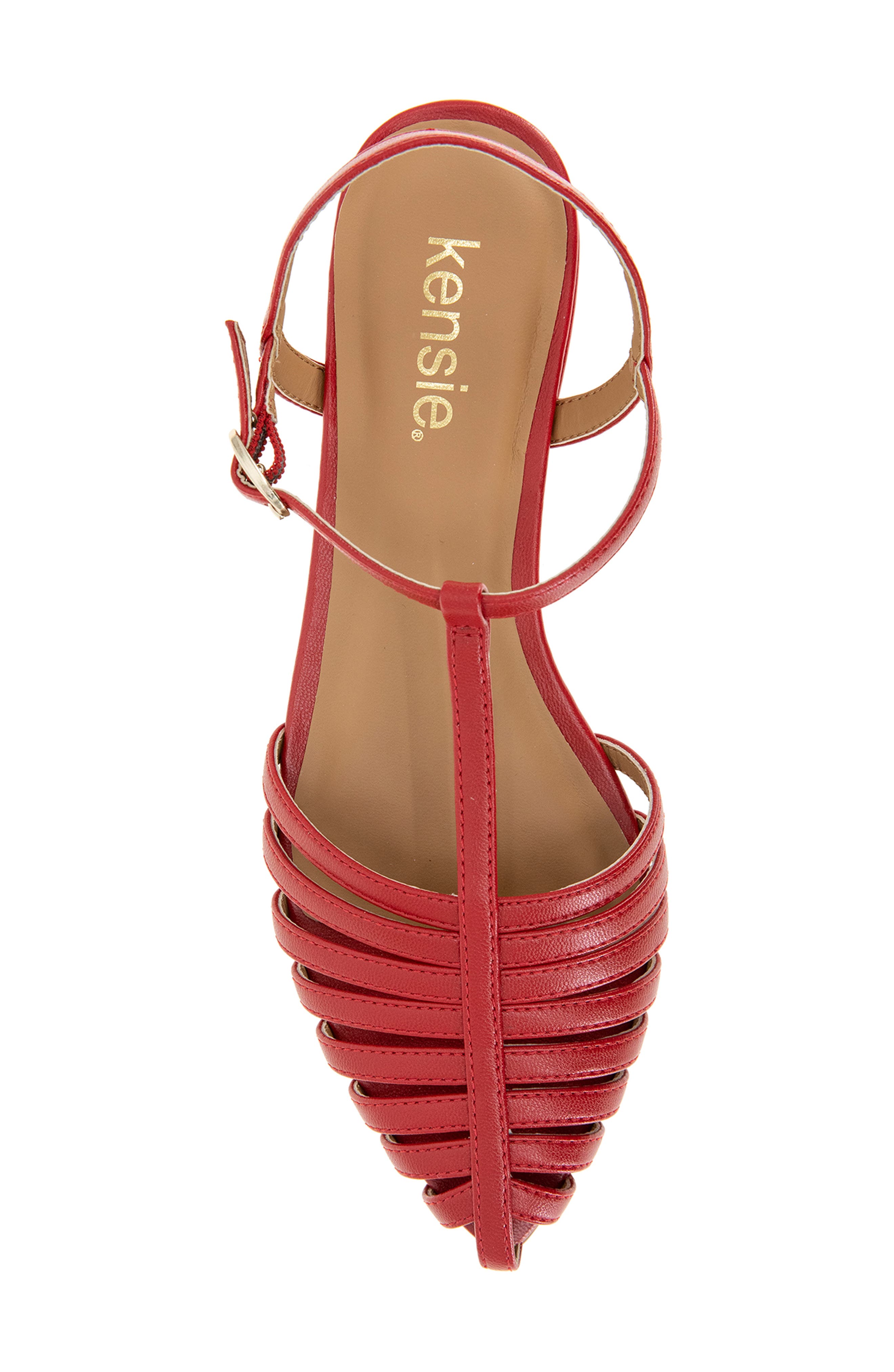 Kensie Ulyssa Caged Sandal, Alternate, color, 