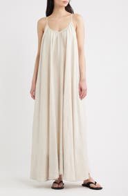 A.REN Lanae Linen Maxi Sundress