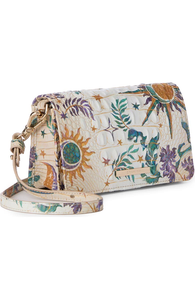 Brahmin Minuette Croc Embossed Printed Leather Crossbody Bag, Alternate, color,