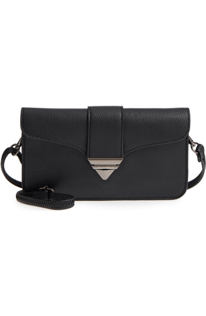 Pixie Mood Faux Leather Crossbody Bag, Main, color,