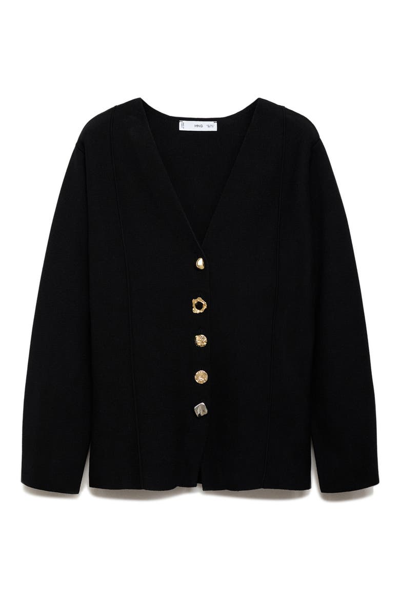 Dali Knit Jacket, Main, color, BLACK