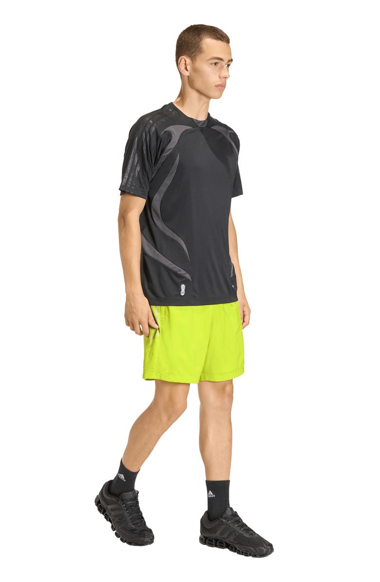 adidas Lightweight Regular Fit Drawstring Shorts, Alternate, color, Solar Yellow/ Solar Yellow