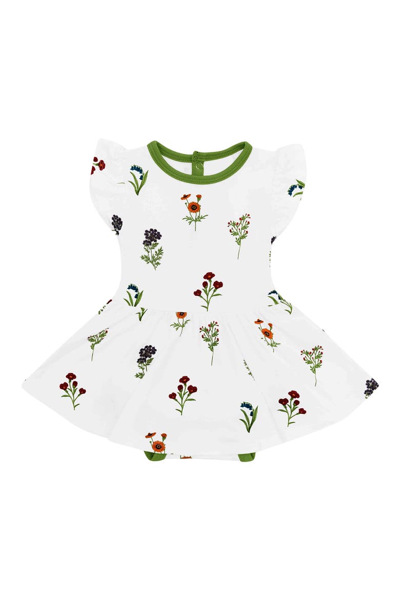 Kids' Wildflower Skirted Bodysuit, Main, color, WILDFLOWER