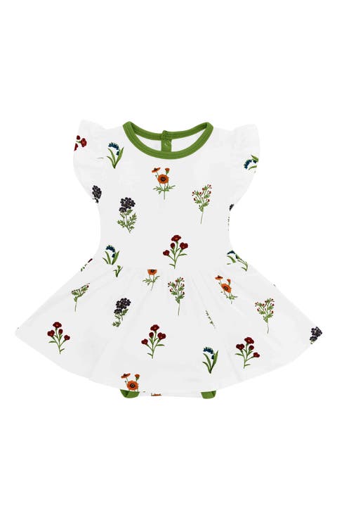 Kids' Wildflower Skirted Bodysuit (Baby & Toddler)
