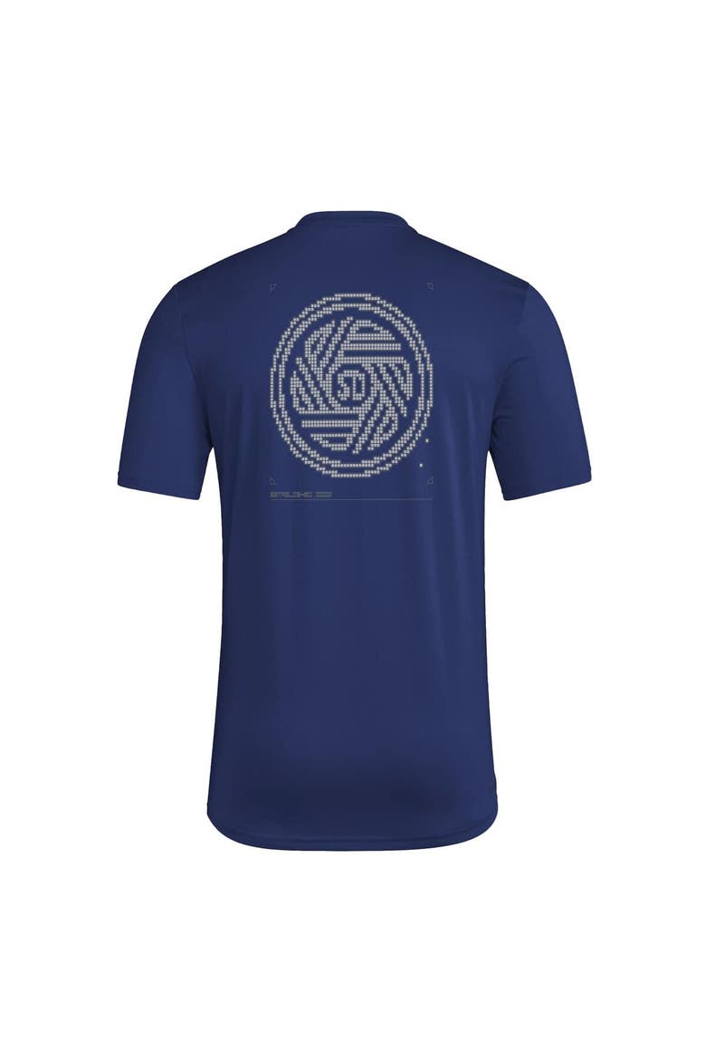 Men's adidas  Navy San Diego FC 2026 Anthem AEROREADY Pregame T-Shirt, Alternate, color, Navy