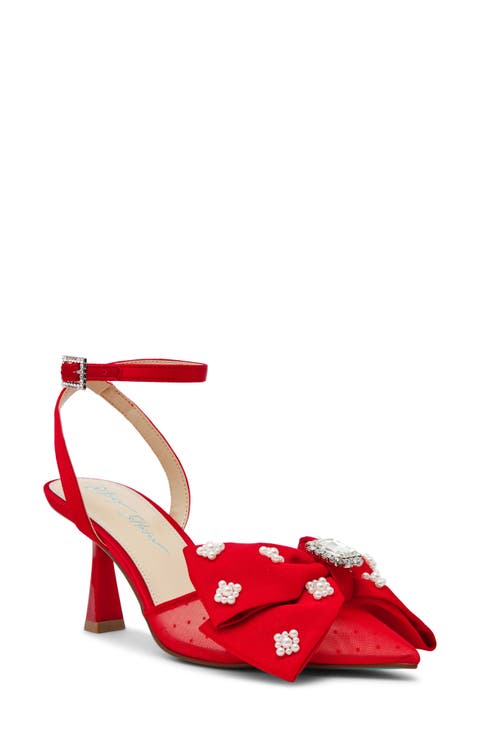 Mark Ankle Strap Mesh Pump (Women)