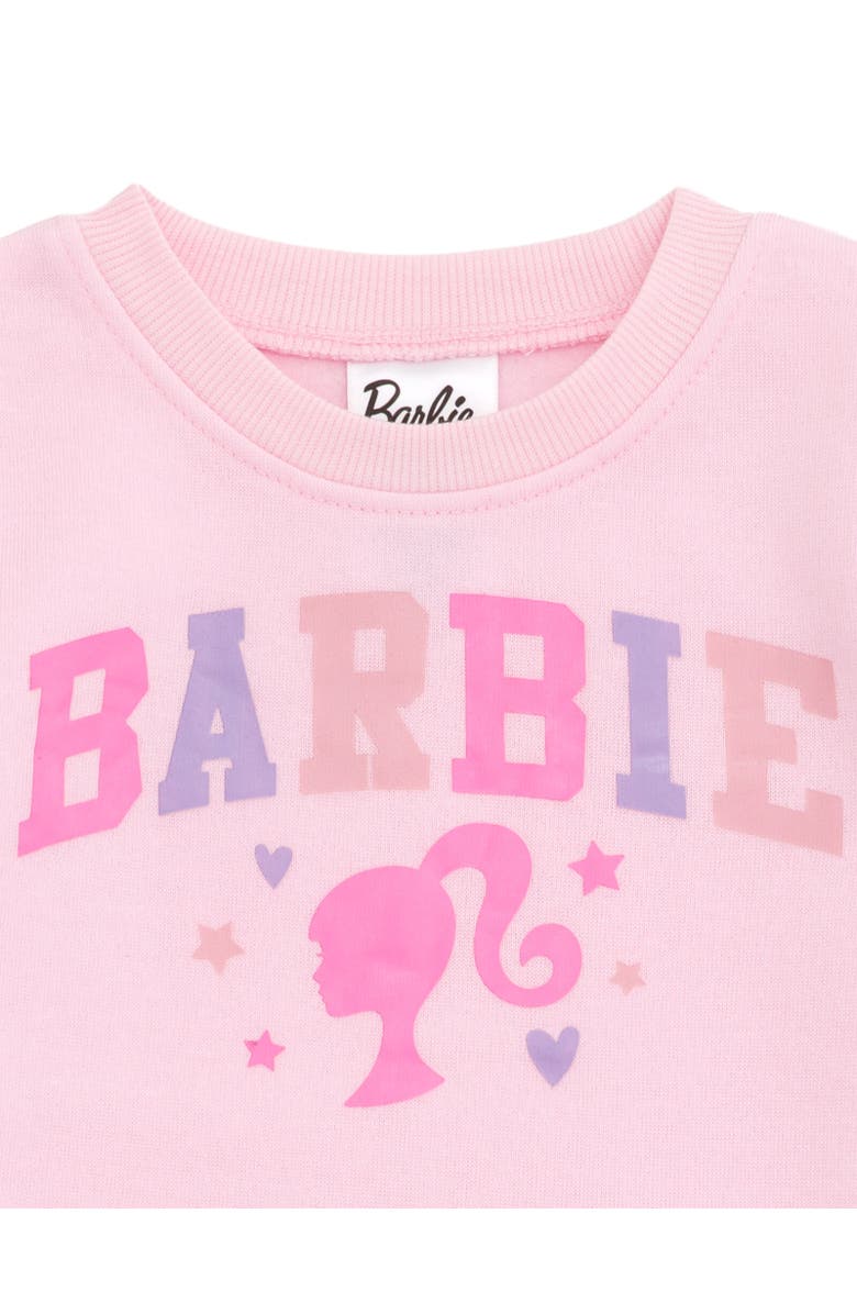 Barbie Faux Fur Pullover Sweatshirt, Alternate, color, Pastel Pink