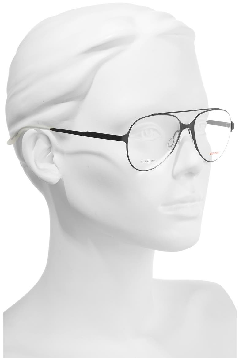 53mm Aviator Optical Frames, Alternate, color, BLACK