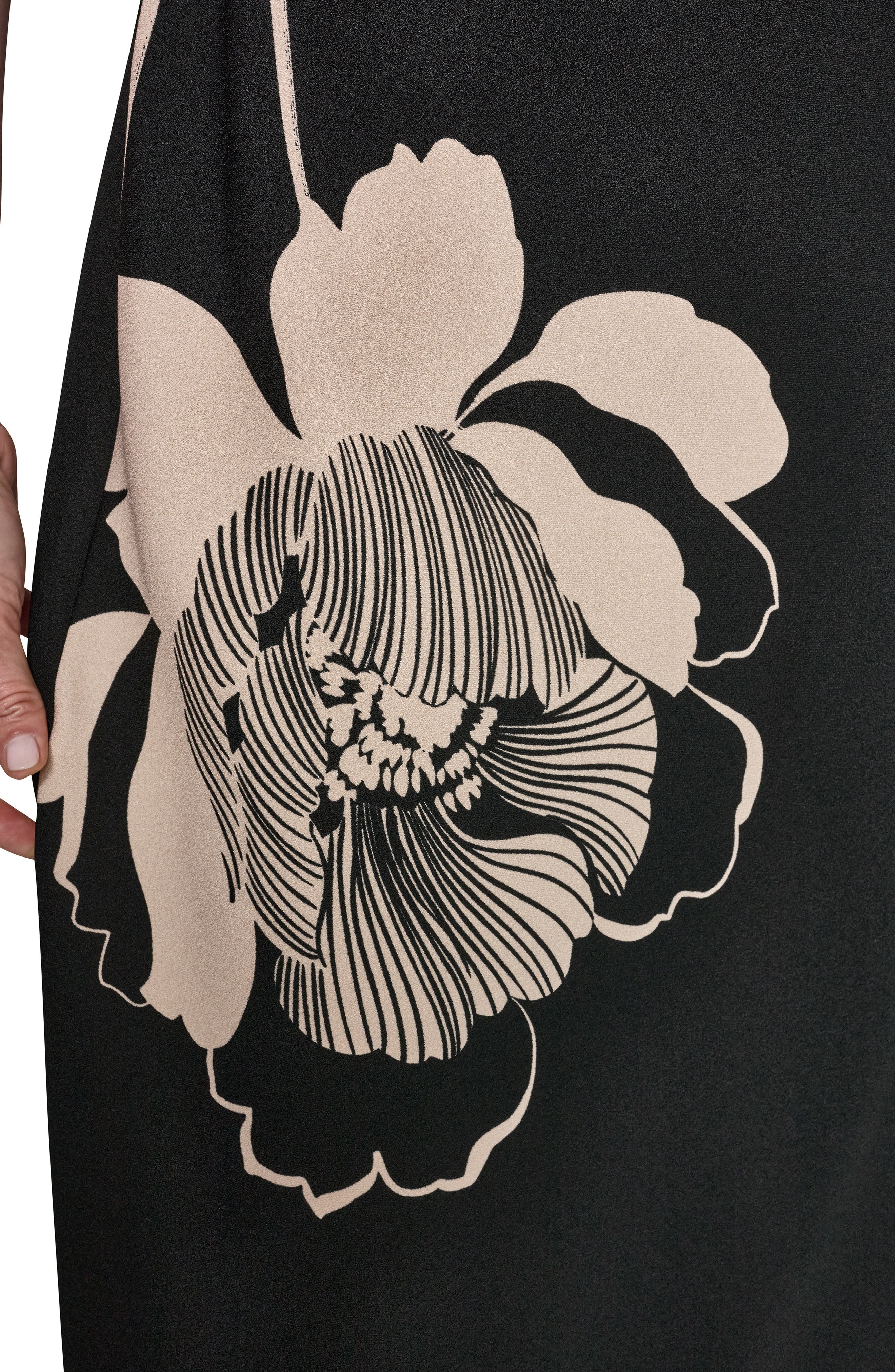 Женские платья Donna Karan New York Floral Print Midi Dress — фото 6