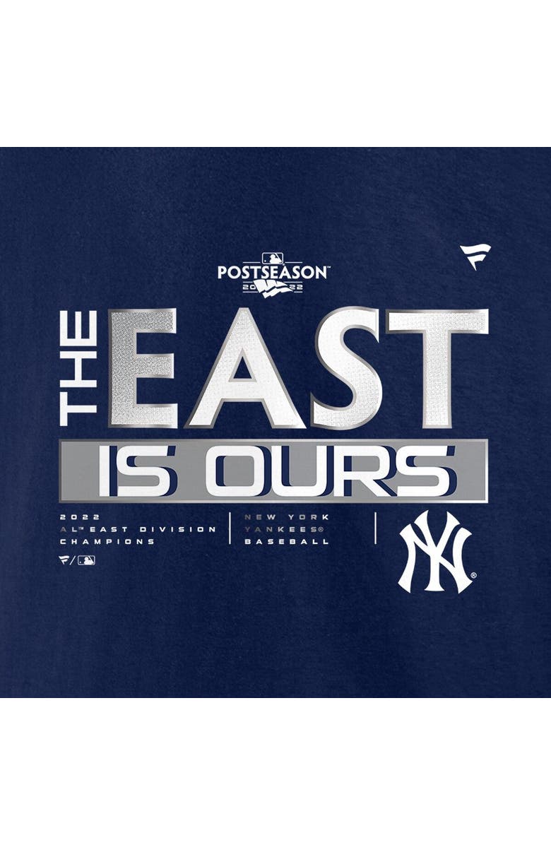 FANATICS Men's Fanatics Branded Navy New York Yankees 2022 AL East Division Champions Locker Room Big & Tall T-Shirt, Alternate, color, 