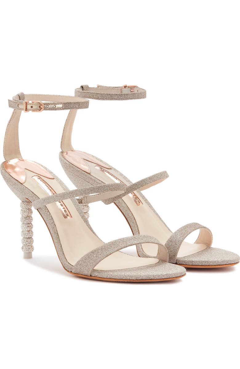 SOPHIA WEBSTER Rosalind Crystal Ankle Strap Sandal, Main, color,